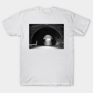 Snowing on the Oxford Canal Newbold Tunnel T-Shirt